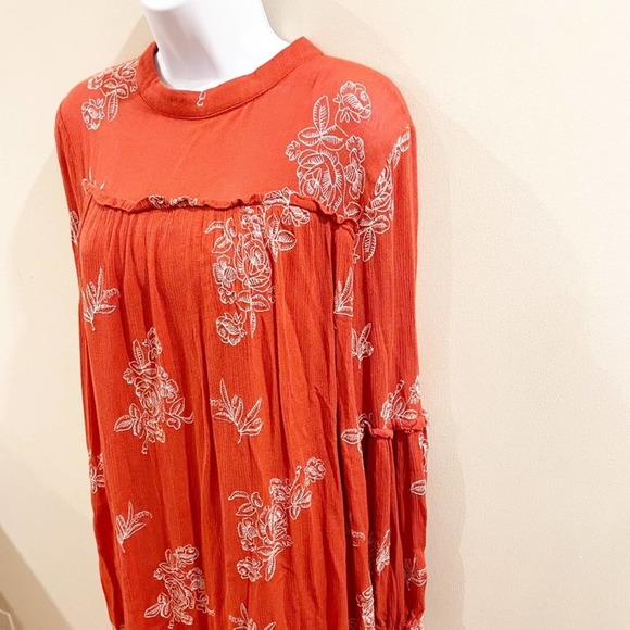 Lulus No One Quite Like You Shift Dress Orange M - Picture 3 of 13